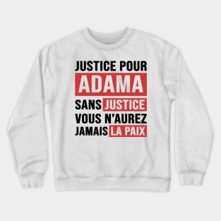 Justice Pour ADAMA Crewneck Sweatshirt